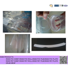Lámina transparente de PVC para película de embalaje plástico